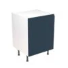 Kitchen Kit J-Pull 600mm Base Cabinet - Ultra Matt - Indigo Blue - Flatpacked - FKKJ1304 -Kitchen Shop k i kitchen kit fkkj1304
