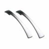 Kitchen Kit 167 Tapered Bow Kitchen Cabinet Handles - Pack Of 2 - Satin Chrome - KKHTBH -Kitchen Shop k i kitchen kit kkhtbh