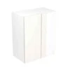 Kitchen Kit Rigid Slab 600mm Blind Corner Wall Cabinet - Ultra Matt - White - Pre-Assembled - RKKF0516 -Kitchen Shop k i kitchen kit rkkf0516