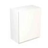 Kitchen Kit Rigid J-Pull 600mm Wall Cabinet - Super Gloss - White - Pre-Assembled - RKKJ0014 -Kitchen Shop k i kitchen kit rkkj0014