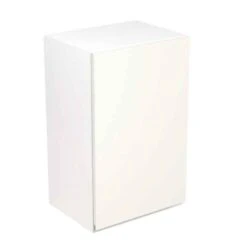 Kitchen Kit Rigid J-Pull 450mm Wall Cabinet - Super Gloss - White - Pre-Assembled - RKKJ0040