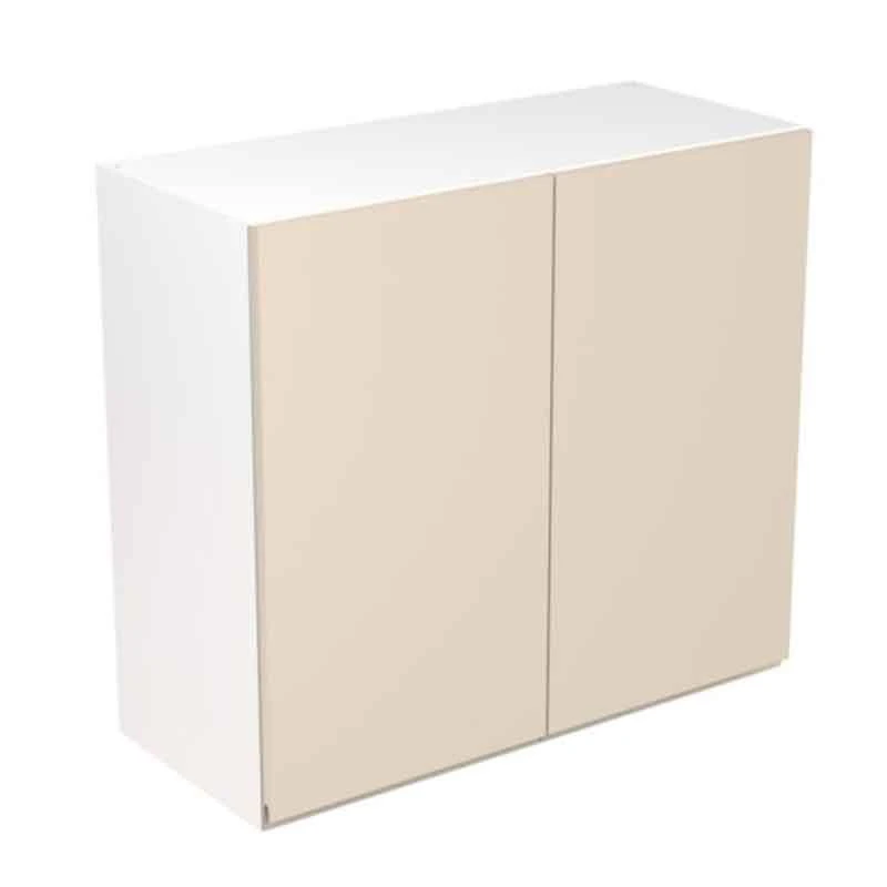 Kitchen Kit Rigid J-Pull 800mm Wall Cabinet - Super Gloss - Cashmere - Pre-Assembled - RKKJ0138 3 Kitchen Kit Rigid J-Pull 800mm Wall Cabinet - Super Gloss - Cashmere - Pre-Assembled - RKKJ0138