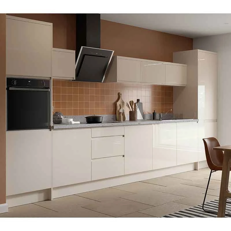 Kitchen Kit Rigid J-Pull 800mm Wall Cabinet - Super Gloss - Cashmere - Pre-Assembled - RKKJ0138 4 Kitchen Kit Rigid J-Pull 800mm Wall Cabinet - Super Gloss - Cashmere - Pre-Assembled - RKKJ0138 - Image 2