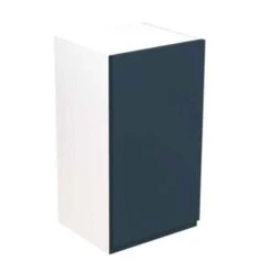 Kitchen Kit Rigid J-Pull 400mm Wall Cabinet - Ultra Matt - Indigo Blue - Pre-Assembled - RKKJ1312