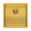 Reginox Miami 1 Bowl Integrated Sink - Gold - MIAMI 40X40 GOLD -Kitchen Shop m i miami40x40gold