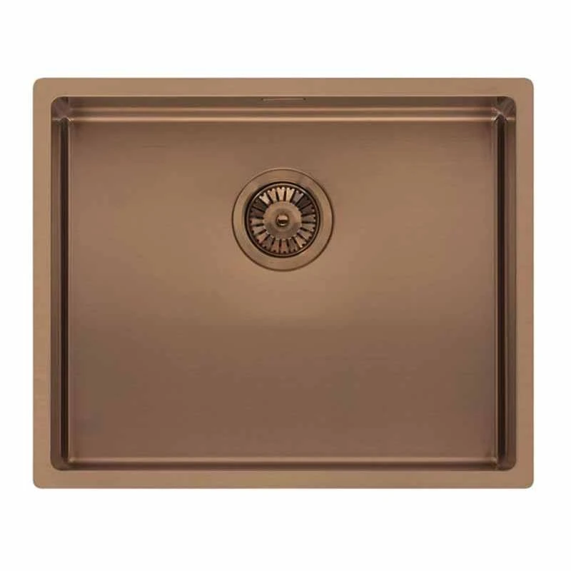 Reginox Miami 1 Bowl Integrated Sink - Copper - MIAMI 50X40 COPPER 5 Reginox Miami 1 Bowl Integrated Sink - Copper - MIAMI 50X40 COPPER - Image 3