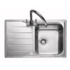 Rangemaster Michigan Compact 1 Bowl Stainless Steel Kitchen Sink - MG8001/ -Kitchen Shop mg8001