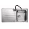 Rangemaster Michigan 1 Bowl Stainless Steel Kitchen Sink - MG9501/ -Kitchen Shop mg9501