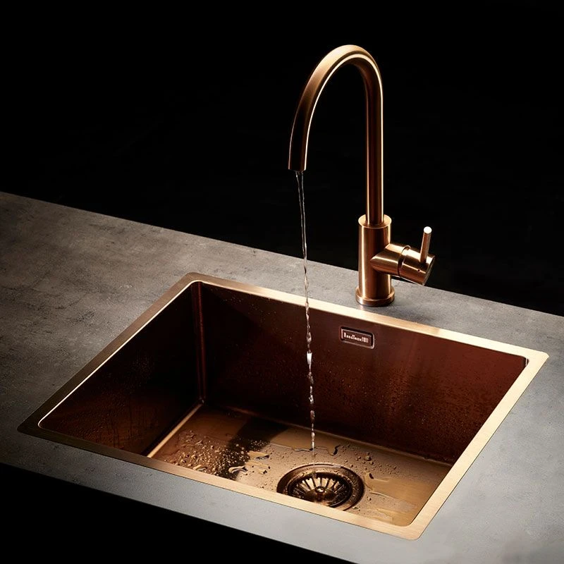 Reginox Miami 1 Bowl Integrated Sink - Copper - MIAMI 50X40 COPPER 4 Reginox Miami 1 Bowl Integrated Sink - Copper - MIAMI 50X40 COPPER - Image 2