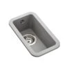 Rangemaster Paragon Compact 0.5 Bowl Igneous Granite Kitchen Sink - Dove Grey - PAR1632DG/ -Kitchen Shop p a par1632dg