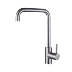 RAK Ceramics Vienna One Touch Kitchen Sink Mixer - Brushed Nickel - RAKKIT019
