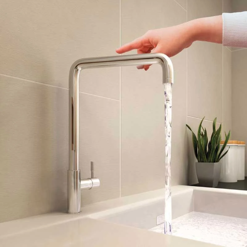 RAK Ceramics Vienna One Touch Kitchen Sink Mixer - Brushed Nickel - RAKKIT019 4 RAK Ceramics Vienna One Touch Kitchen Sink Mixer - Brushed Nickel - RAKKIT019 - Image 2