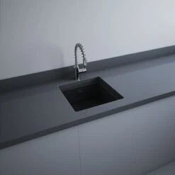 RAK Ceramics Silvia 1 Bowl Drop In Kitchen Sink - Matt Black - OC104504A