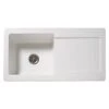 Reginox Regi-Ceramic 1 Bowl Kitchen Sink - White - RL 504 CW -Kitchen Shop rl504cw