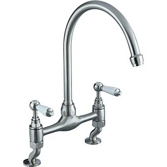 Bristan Renaissance Deck Sink Mixer, Brushed Nickel - RS DSM BN 4 Bristan Renaissance Deck Sink Mixer, Brushed Nickel - RS DSM BN - Image 2