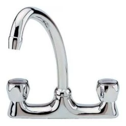 Leisure Aquanomic Deck Kitchen Mixer Tap Chrome - TDM1CM/-AN