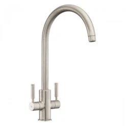 Rangemaster Intense Dual Lever Monobloc Kitchen Tap - Brushed Chrome - TID1BF/