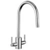 Rangemaster Aquatrend Dual Lever Pull-Out Spout Kitchen Tap - Chrome - TRE1POCM/ 1 Rangemaster Aquatrend Dual Lever Pull-Out Spout Kitchen Tap - Chrome - TRE1POCM/ -Kitchen Shop tre1pocm